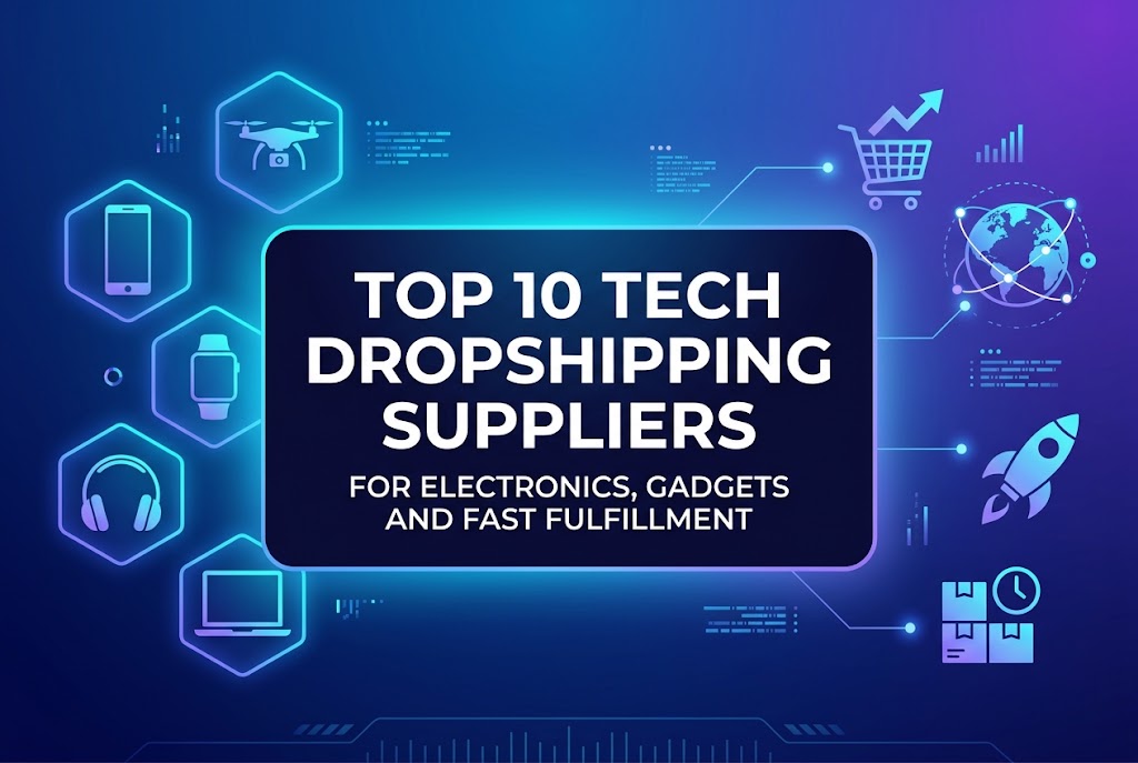 Top 10 Tech Dropshipping Suppliers for Electronics, Gadgets and Fast Fulfillment