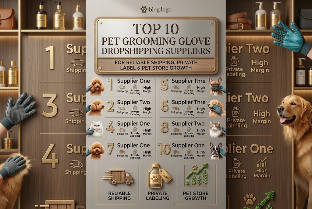 Top 10 Pet Grooming Glove Dropshipping Suppliers for Reliable Shipping, Private Label & Pet Store Growth