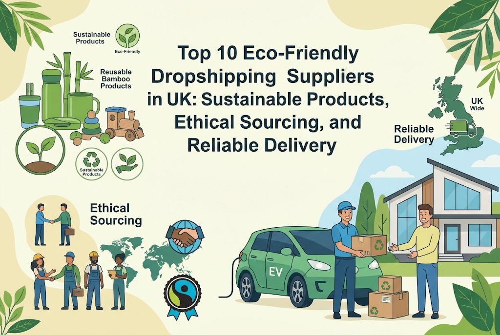 Top 10 Eco-Friendly Dropshipping Suppliers in UK: Sustainable Products, Ethical Sourcing, and Reliable Delivery