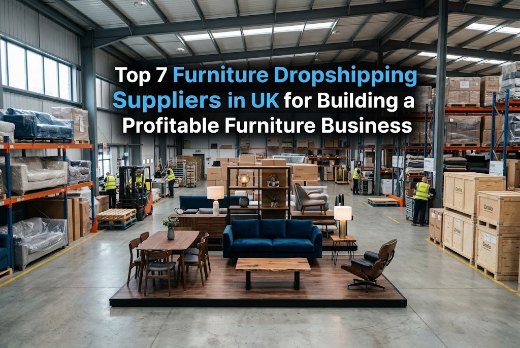 Top 7 Furniture Dropshipping Suppliers in UK for Building a Profitable Furniture Business