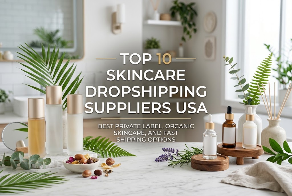Top 10 Skincare Dropshipping Suppliers in USA: Best Private Label, Organic Skincare, and Fast Shipping Options